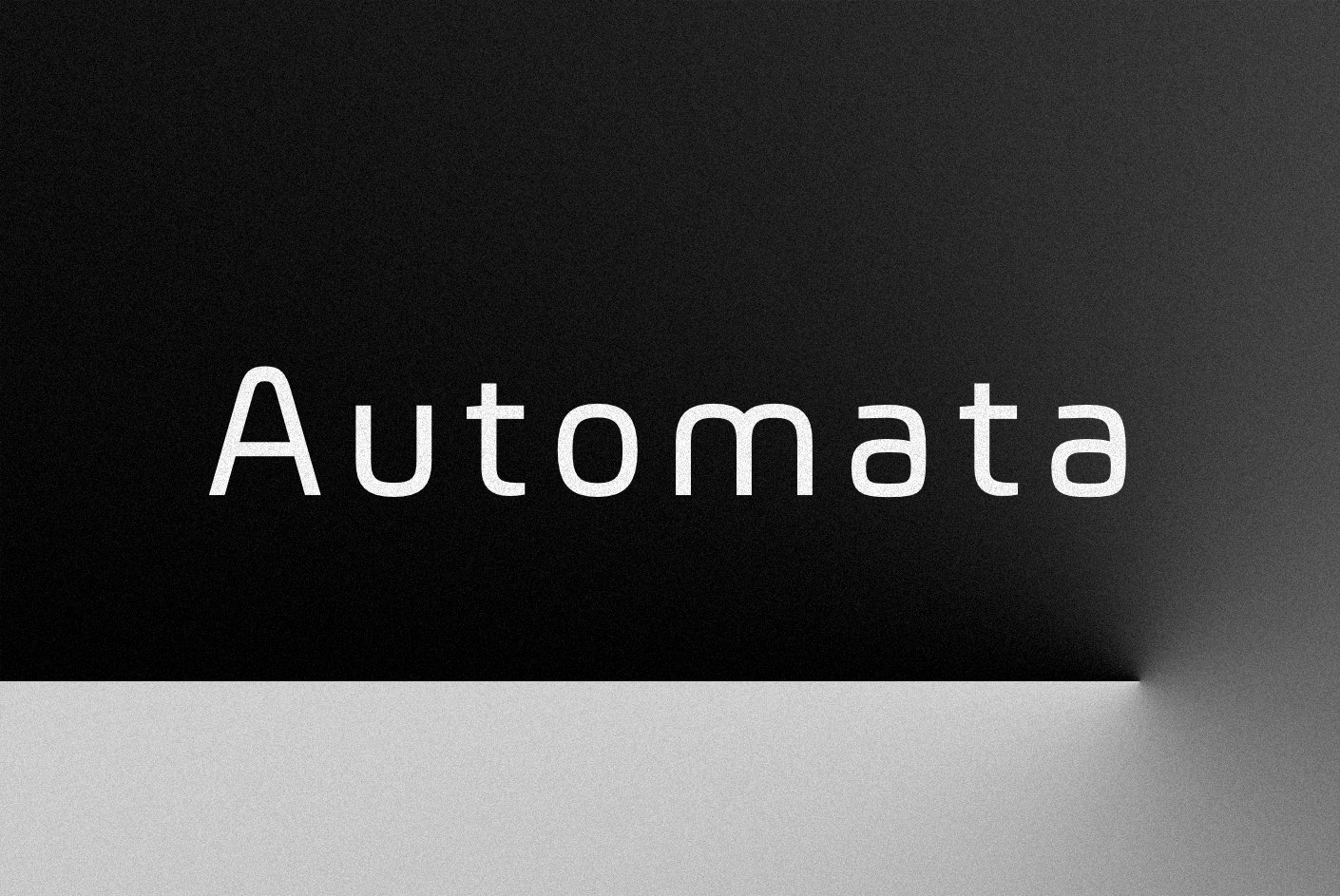 Automata font - image #1